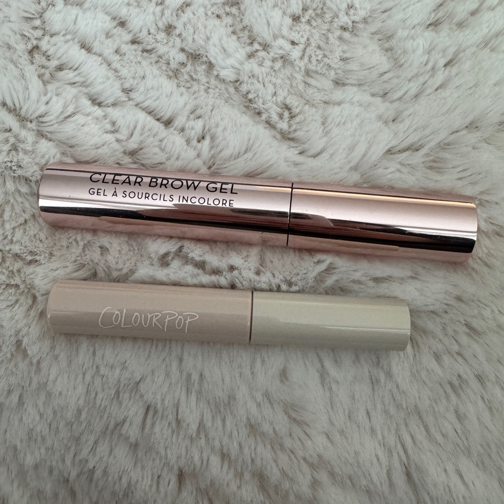 ABH clear brow gel & colourpop clear brow gel
